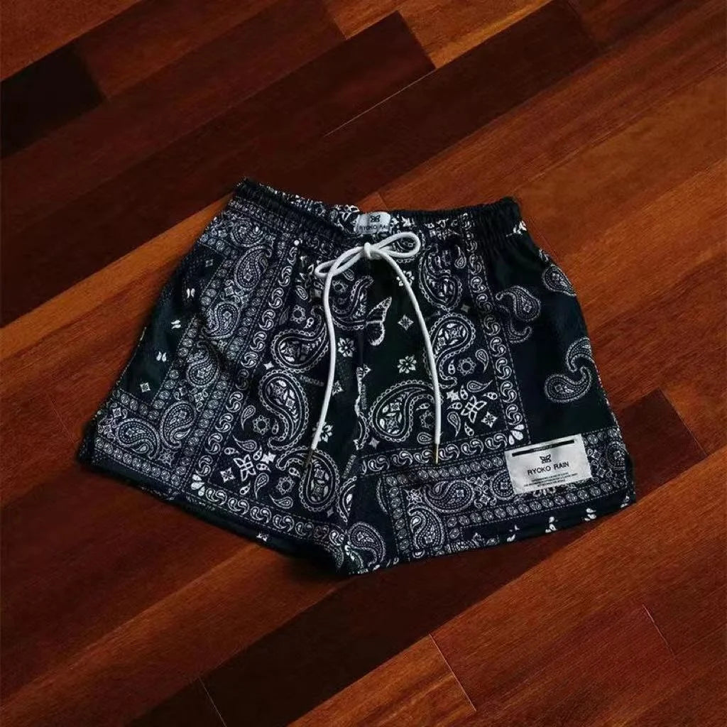 Mens Clothing Trend Swim Casual Sports Shorts Gym Fitness Quick Dry Mesh Beach Basketball Jogger Short Pants Sweatpants Bottoms