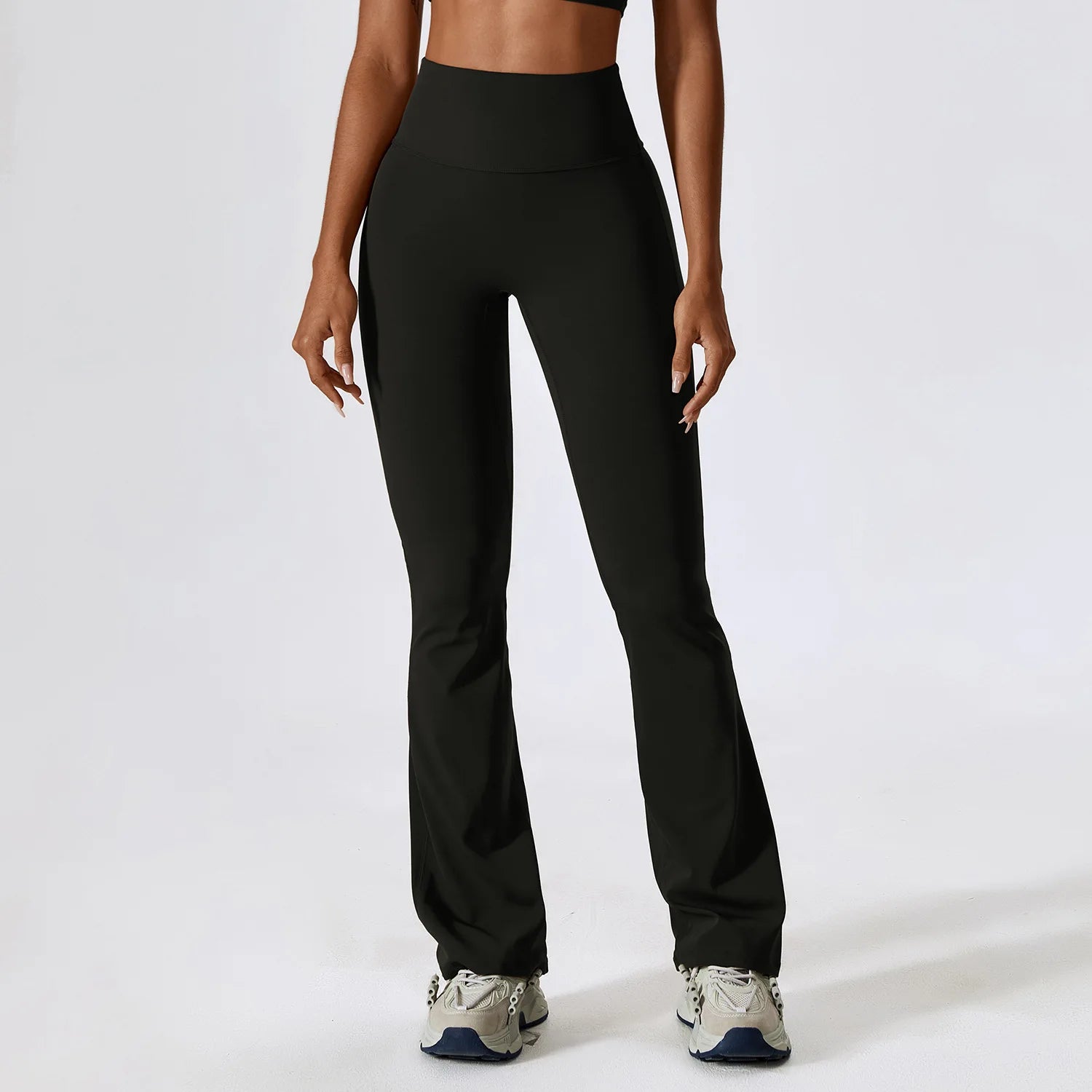 Women's Flared Yoga Pants High Waisted Bootcut Leggings with Tummy Control Wide Leg Dance Fitness Workout Trousers S-XL