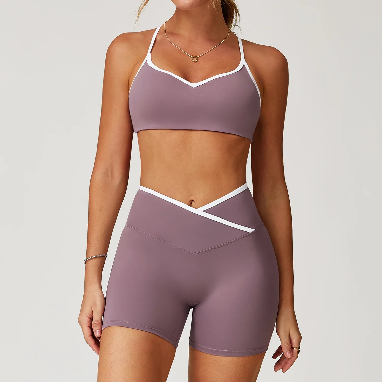 Yoga Set Workout Clothes 2 Pieces Women's Tracksuit Sportswear Gym Clothing High Waist Bell-bottoms Sexy Fitness Bta Sports Suit