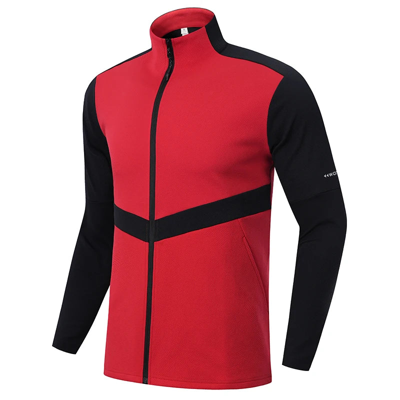 Running Jacket Men Autumn Fitness Clothing Men Gym Jogging Breathable Male Sportswear Quick Dry Sports Coats Men Jackets