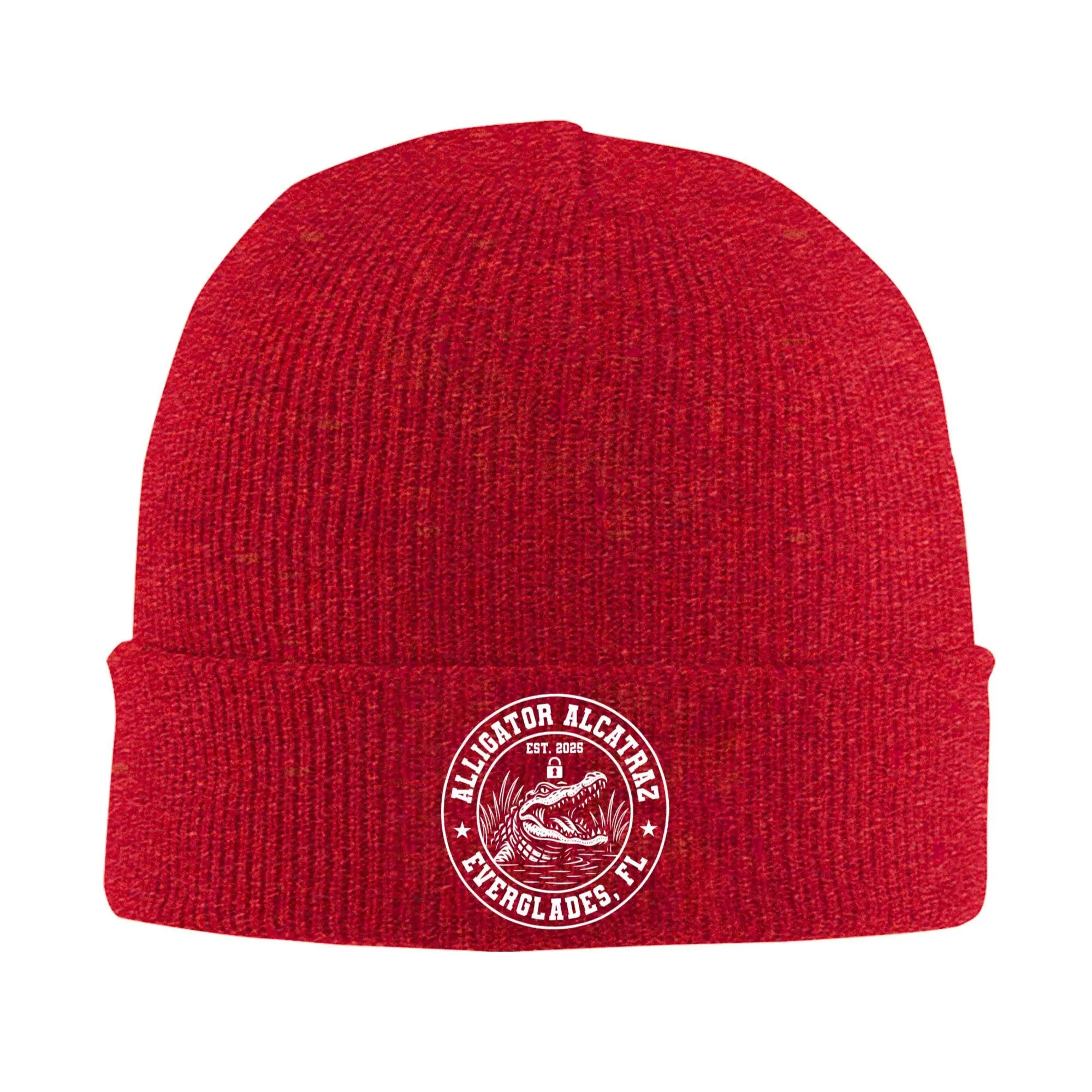 Alligator Alcatraz Beanie Hats Everglades FL Bonnet Hats Men Women Unisex Outdoor Sport Knitted Hat Autumn Winter Warm Caps