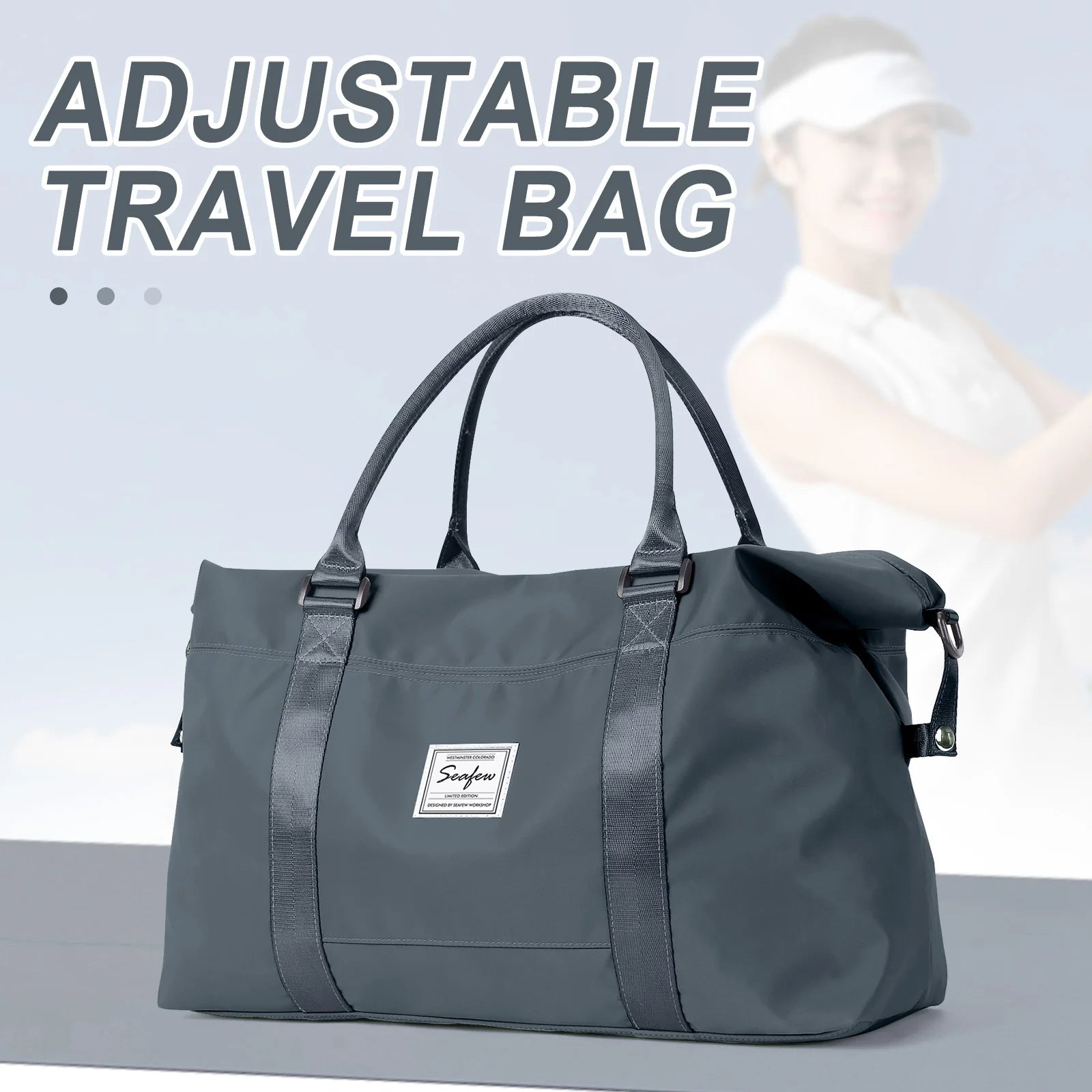 Easyjet Cabin Bag 45x36x20 Travel Bag Men Women Large-Capacity Hand Luggage Short Distance Travel Weekender Overnight Bag duffel