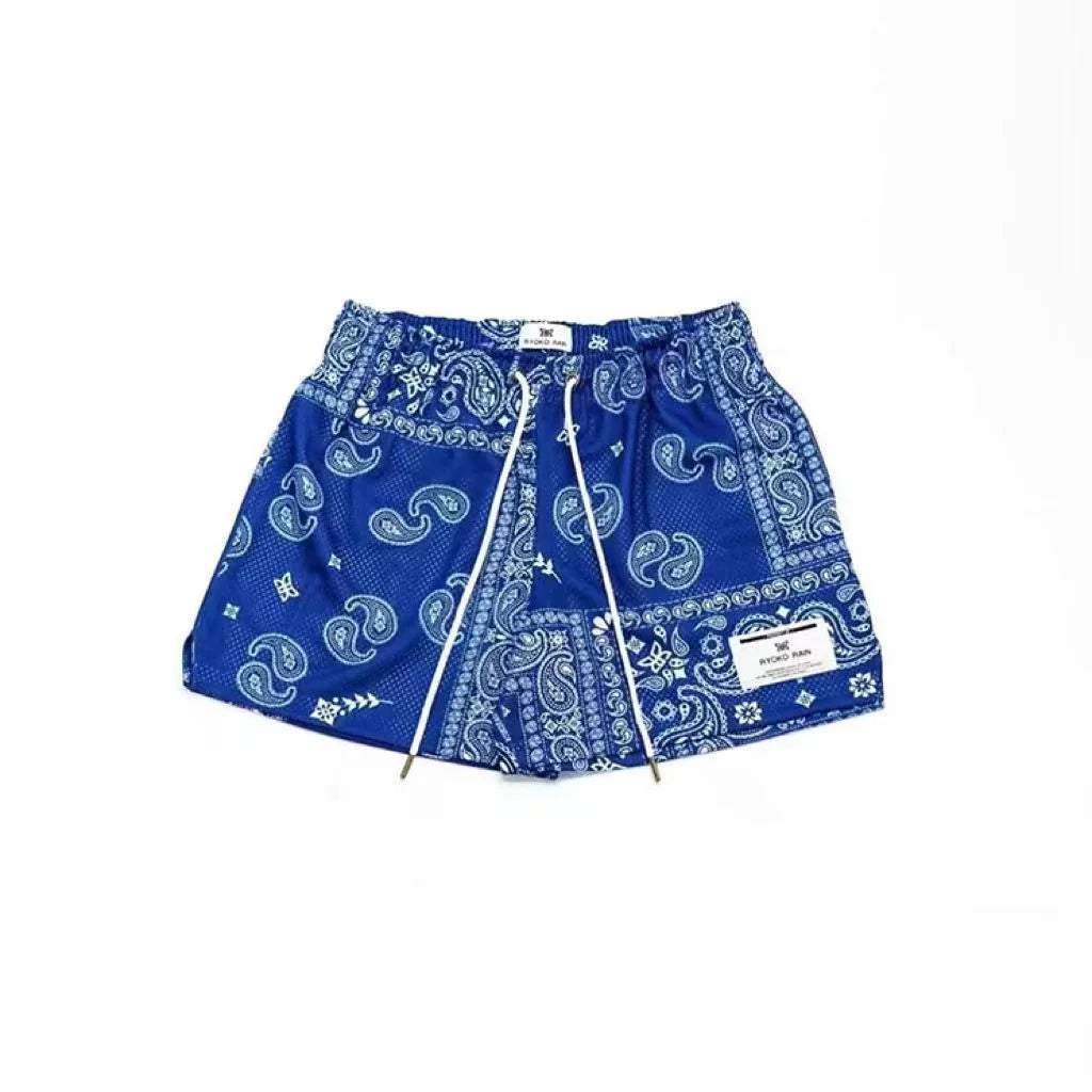 Mens Clothing Trend Swim Casual Sports Shorts Gym Fitness Quick Dry Mesh Beach Basketball Jogger Short Pants Sweatpants Bottoms