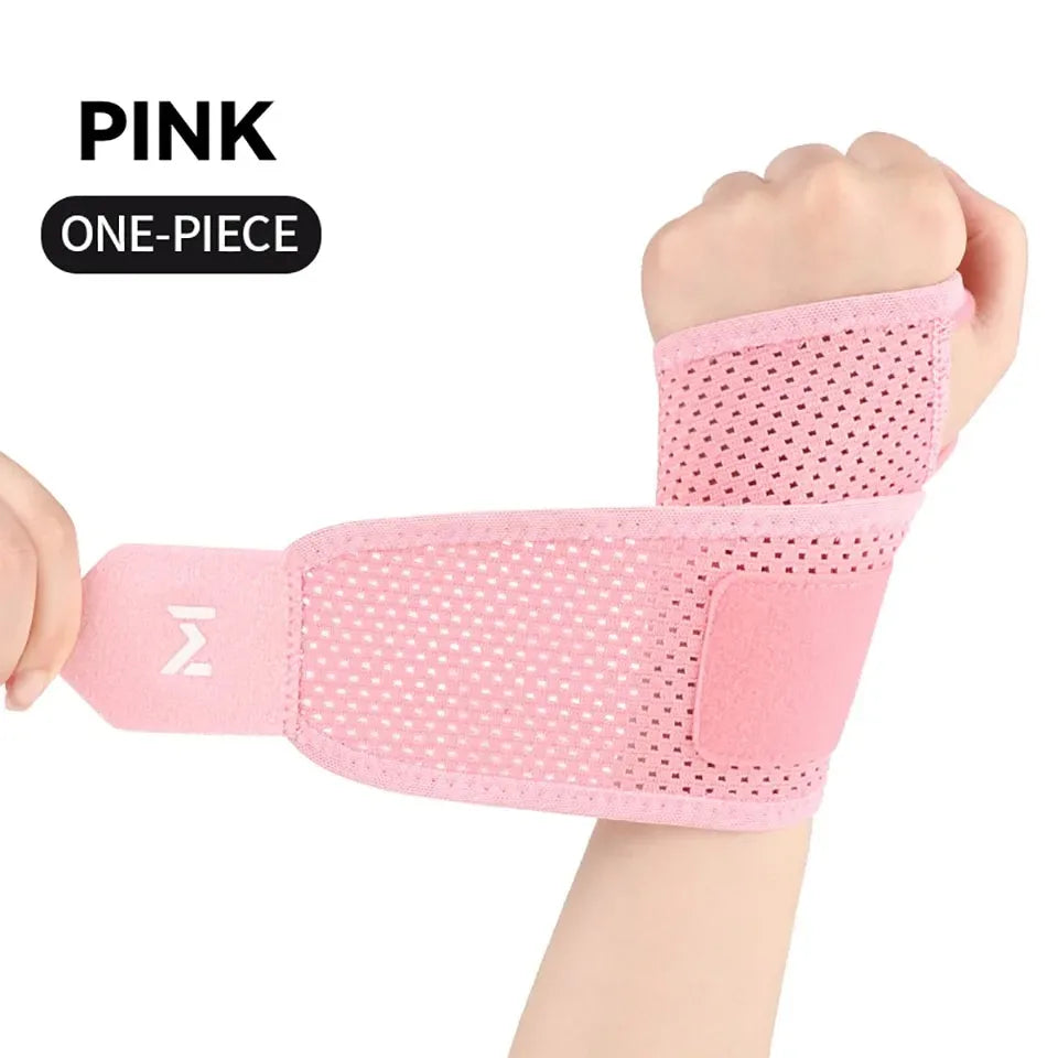 Breathable Wrist Support Brace for Gym/Work - Adjustable Compression Sleeve, Arthritis & Carpal Tunnel Relief, Sports Injury Pre