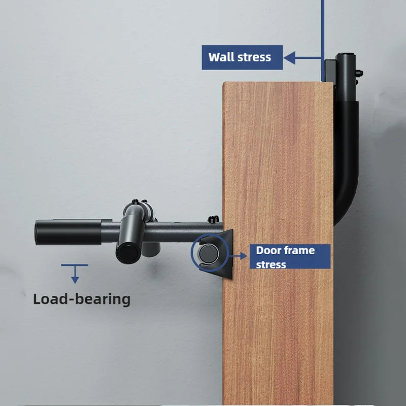Portable Pull Up Bar, Lifting Bar For Men And Women, Body Fitness Workout Bar, Grip Strength Trainer, For Home & Gym Fitness