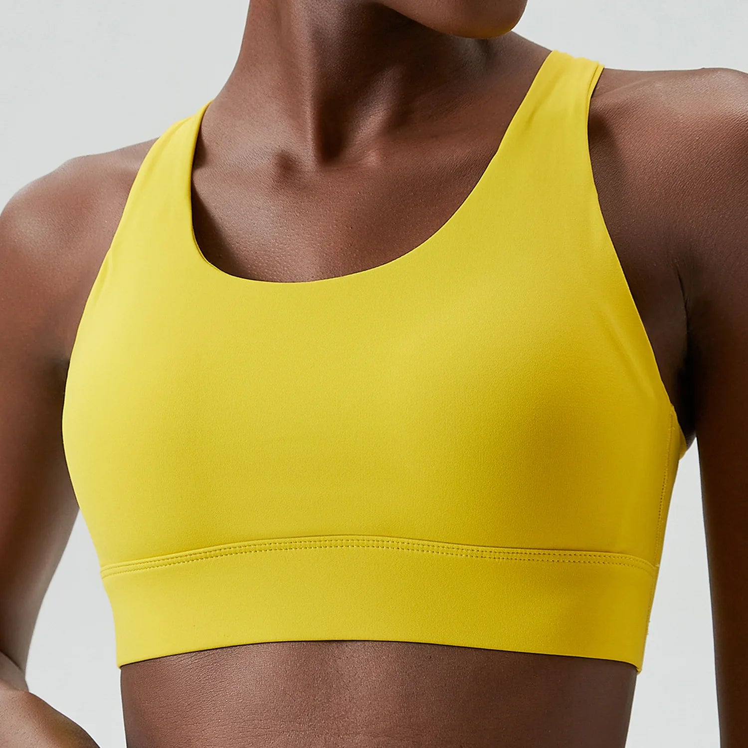 High Impact Fitness Yoga Bra Women Solid Color Buttery Soft Gym Running Top Female Breathable Quick Dry Sports Underwear