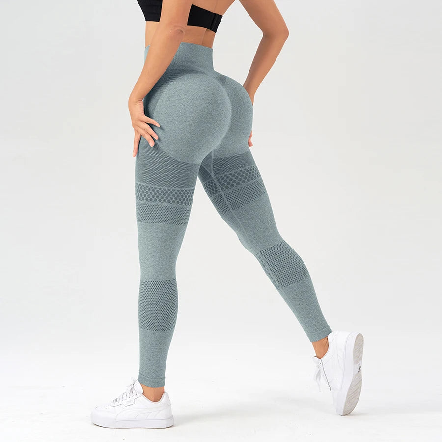 Retro Polka Dot Yoga Pants Women Sport Leggings Sportswear Woman Gym Trousers High Waist Seamless Workout Leggings Tummy Control