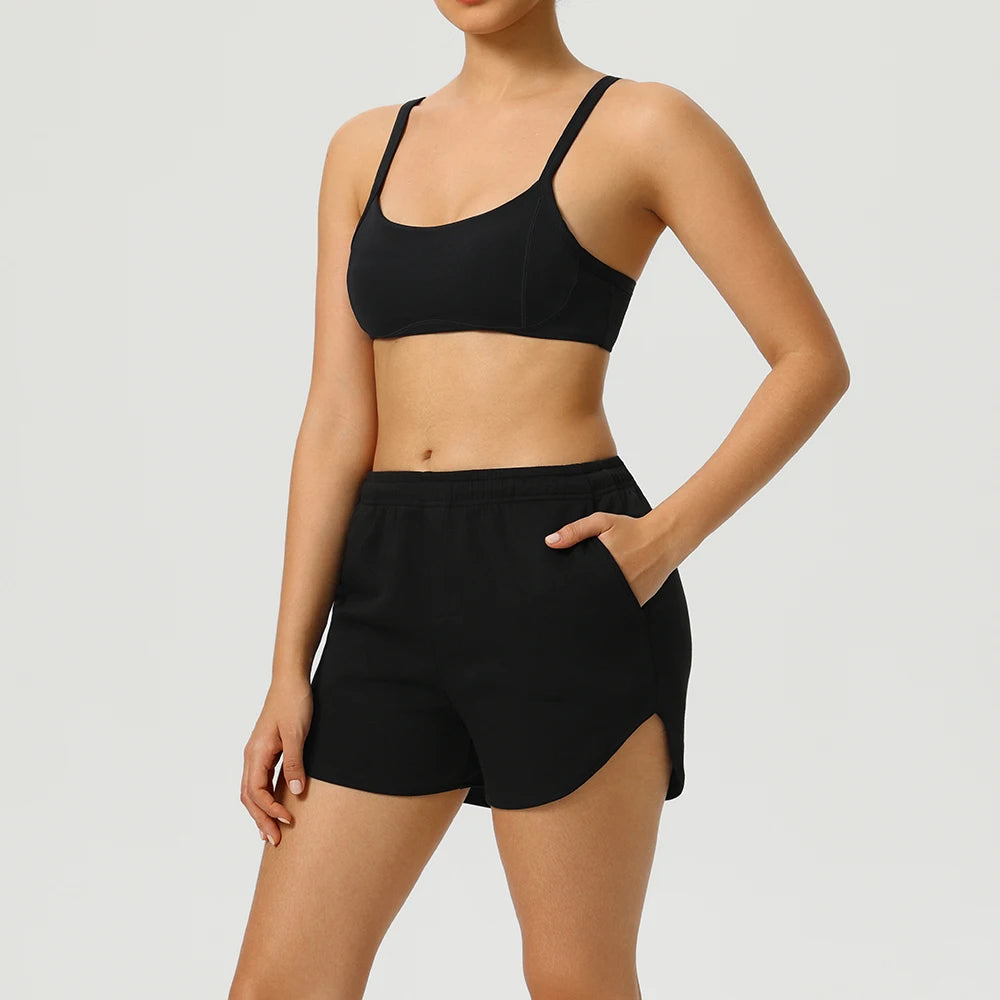 Winter Yoga Set 2PCS Sports Outfits Women Clothes Fitness Tracksuit Gym Workout Long Sleeved Female Bra Yoga Suit Sportswear