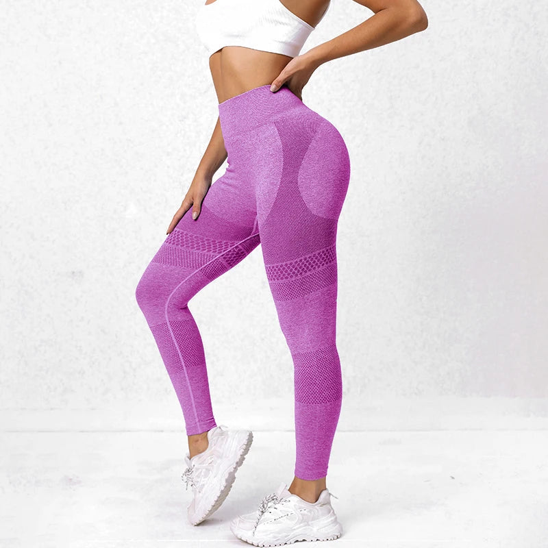 Retro Polka Dot Yoga Pants Women Sport Leggings Sportswear Woman Gym Trousers High Waist Seamless Workout Leggings Tummy Control