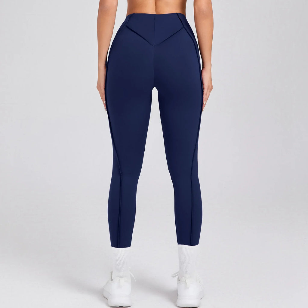 Sporty Leggings Woman Sports Tights 2025 Yoga Clothes Push Up Women Sportswear Leggins Deportivo Mujer Gray Coffee Navy Beige