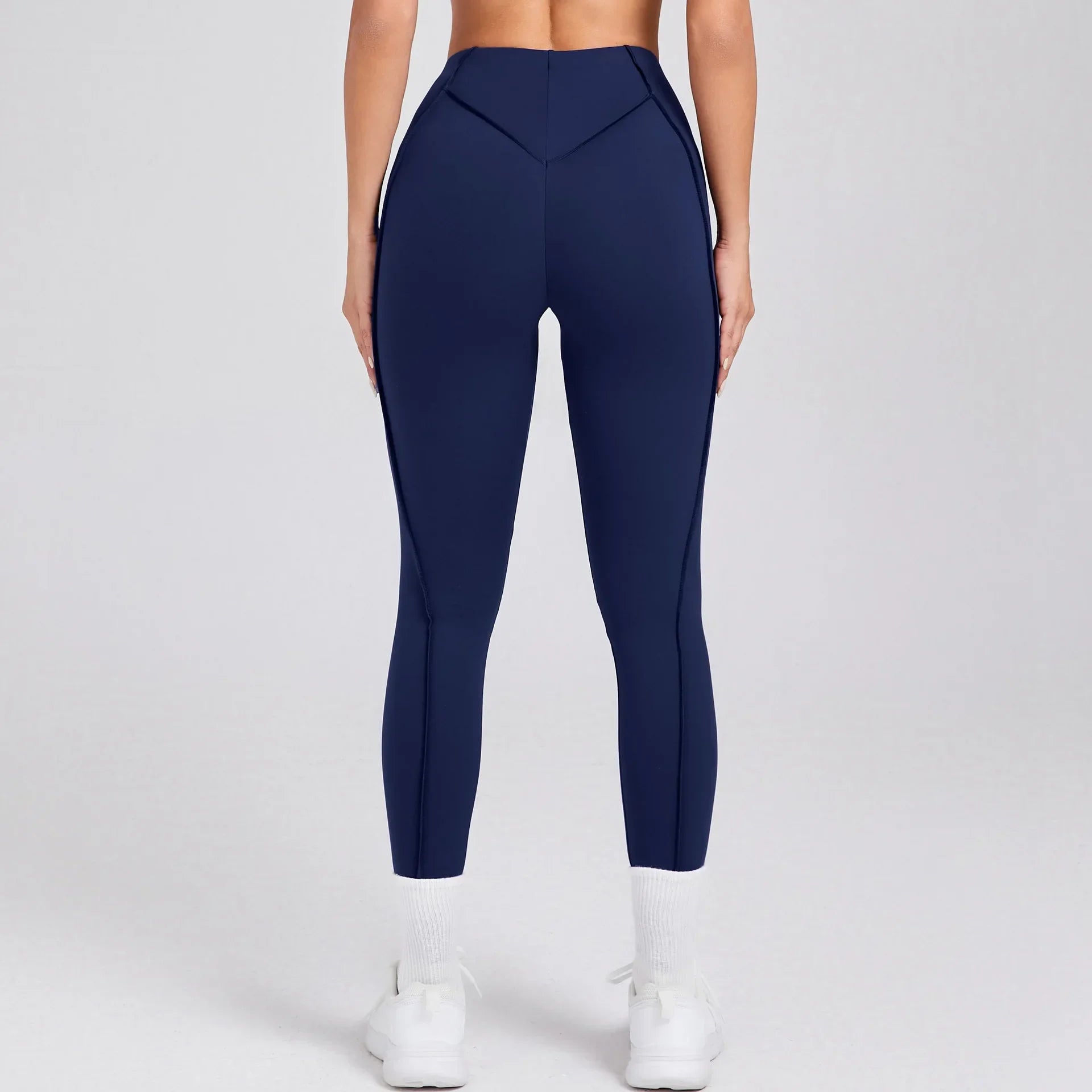 Sporty Leggings Woman Sports Tights 2025 Yoga Clothes Push Up Women Sportswear Leggins Deportivo Mujer Gray Coffee Navy Beige