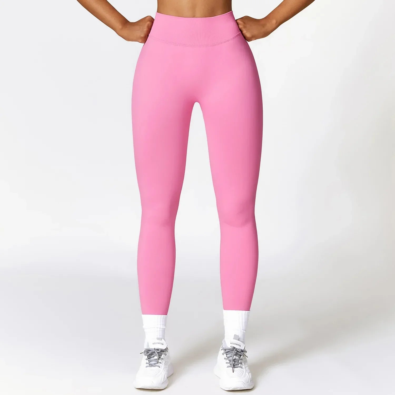 Sexy Seamless Scrunch Legging Pants Raises Butt Sporty Women Gym Fitness Leggings High Waist Leisure Sport Tights Push Up Black