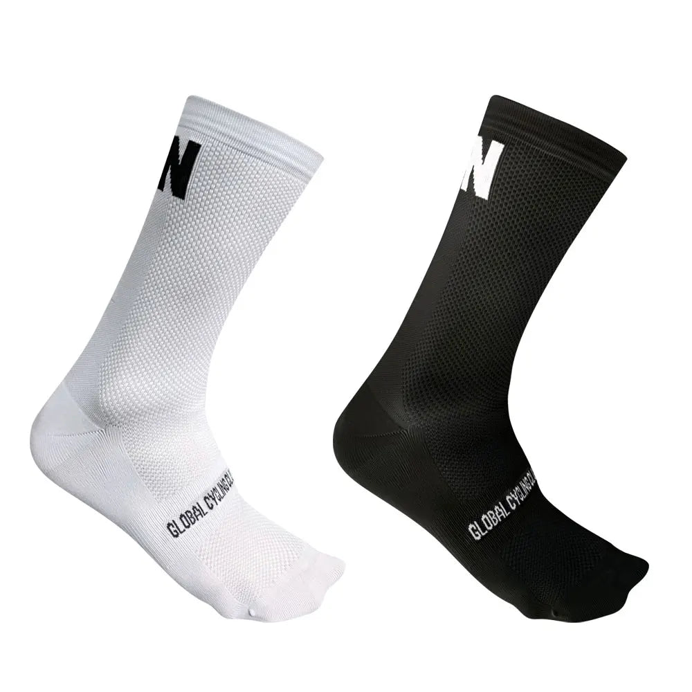 SYN Pro Cycling Socks Men Women High Quality Breathable Bicycle Socks MTB Road Bike Sport Football Basketball Knitting Socks