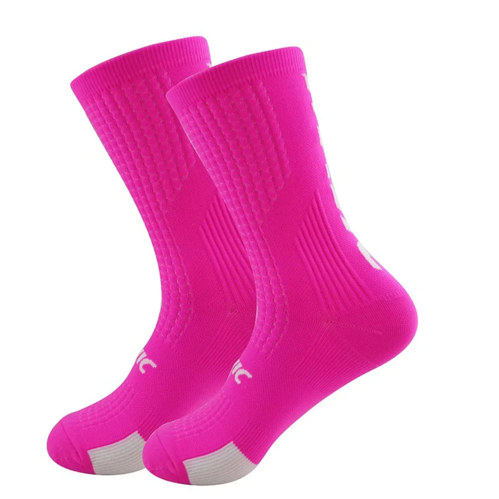 Grip Socks Football Sport Socks for Men Women Rugby Basketball Soccer Exercise Athletic Cycling Running Socks