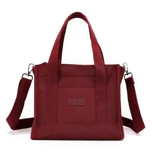 New Faion Large Capaci Canvas oulder Bag College Sle Crossbody Casual Ladies Handbag Soft Foldable Ox Fabric