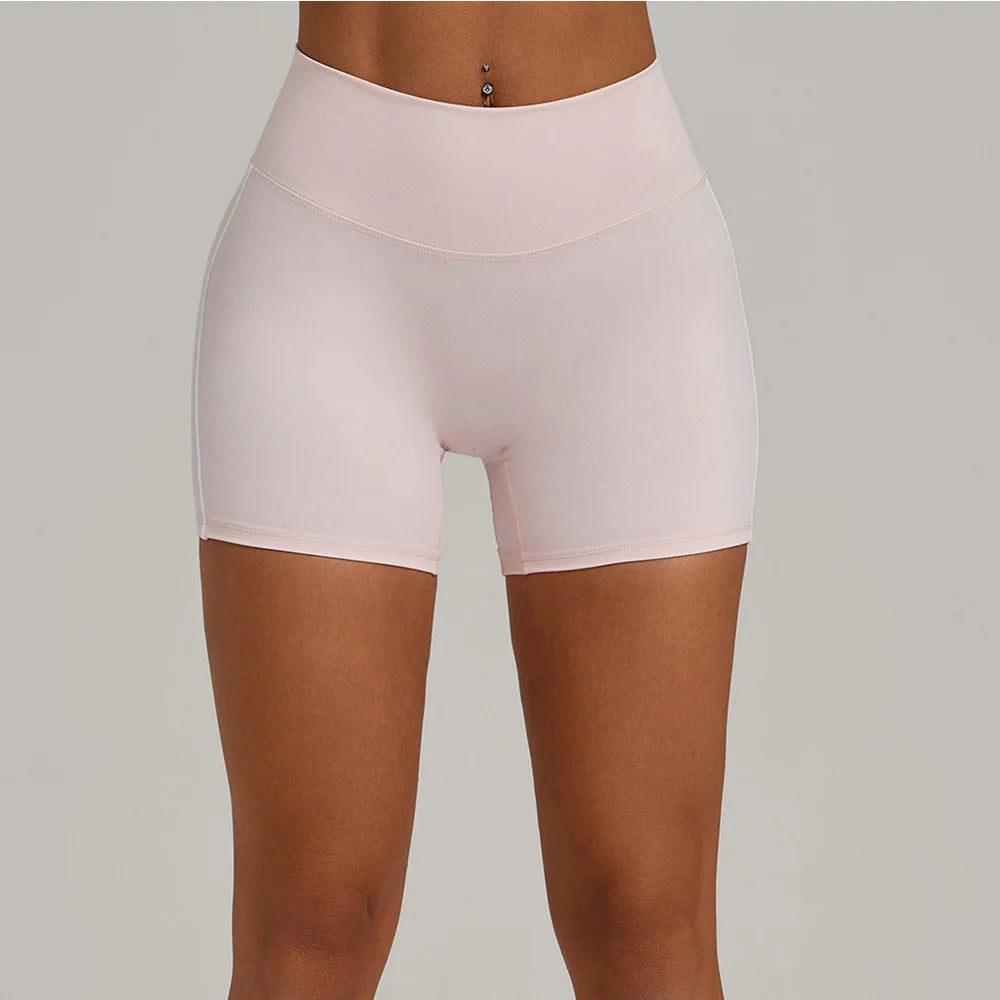 Women Impact Sports Short Yoga Legging Shorts Squat Proof High Waist Fitness Tight Shorts Quick Drying Cycling Workout Gym Short