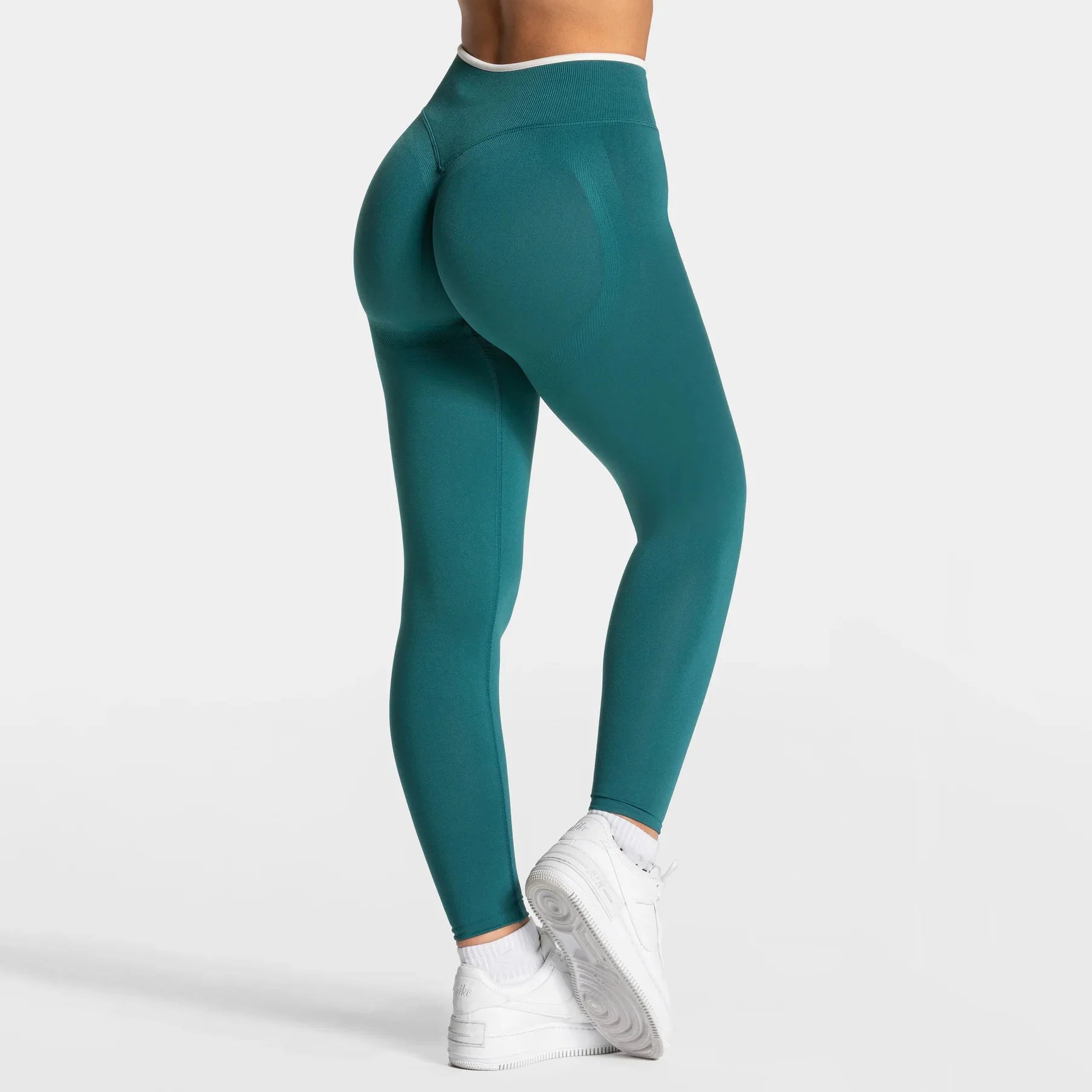 NCLAGEN Leggings Sport Women Fitness High Waist Seamless Yoga Pants Scrunch Booty Peach Hip Lifting Gym Clothes Workout Tights