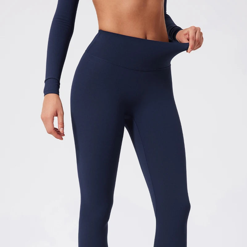 Hearuisavy High Waist Workout Leggings Woman Gym Pants Female Running Push Up Sports Leggings Quick-Dry Scrunch Yoga Pants