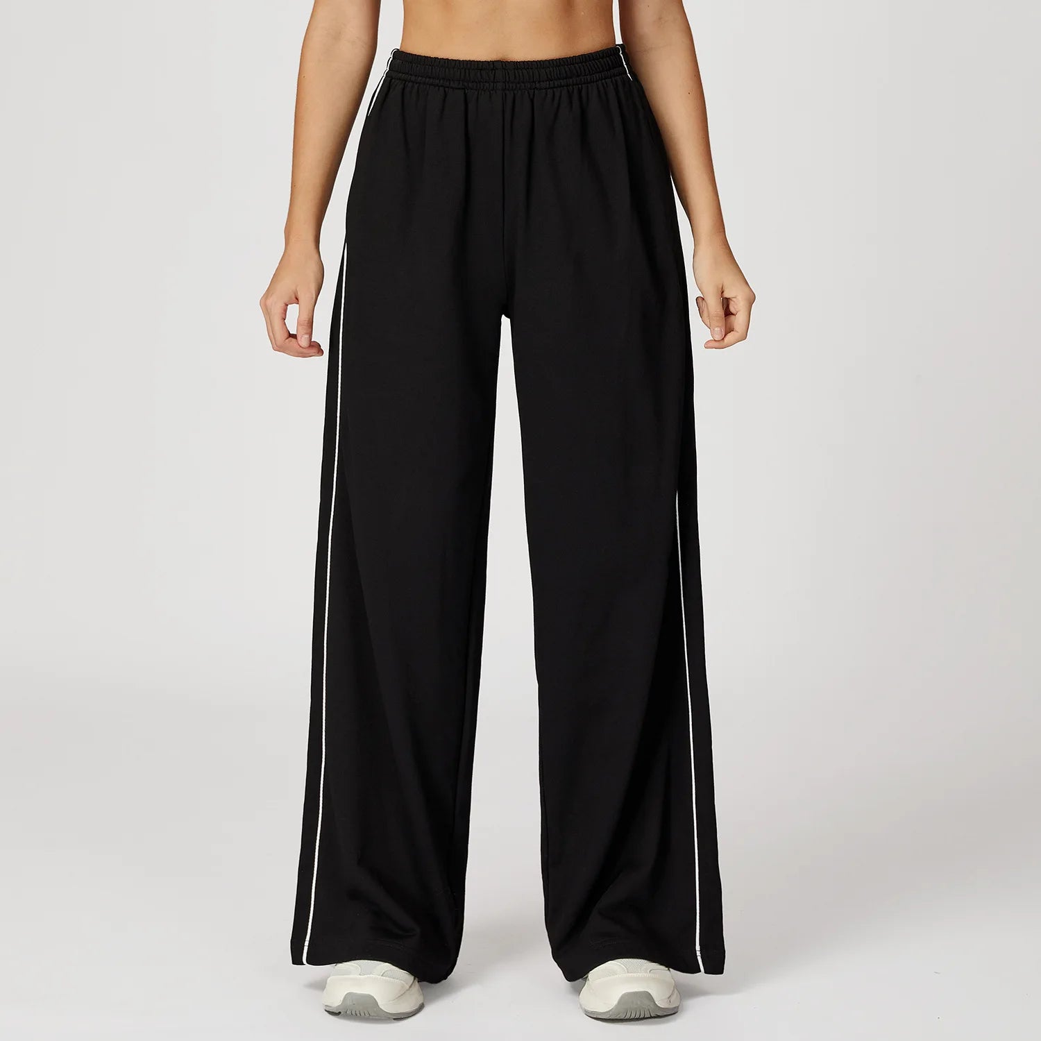 Sports Pants Women Loose High Waist Wide Leg Pants Gym Fitness Yoga Leggings Female Workout Running Cycling Pants Athletic Wear