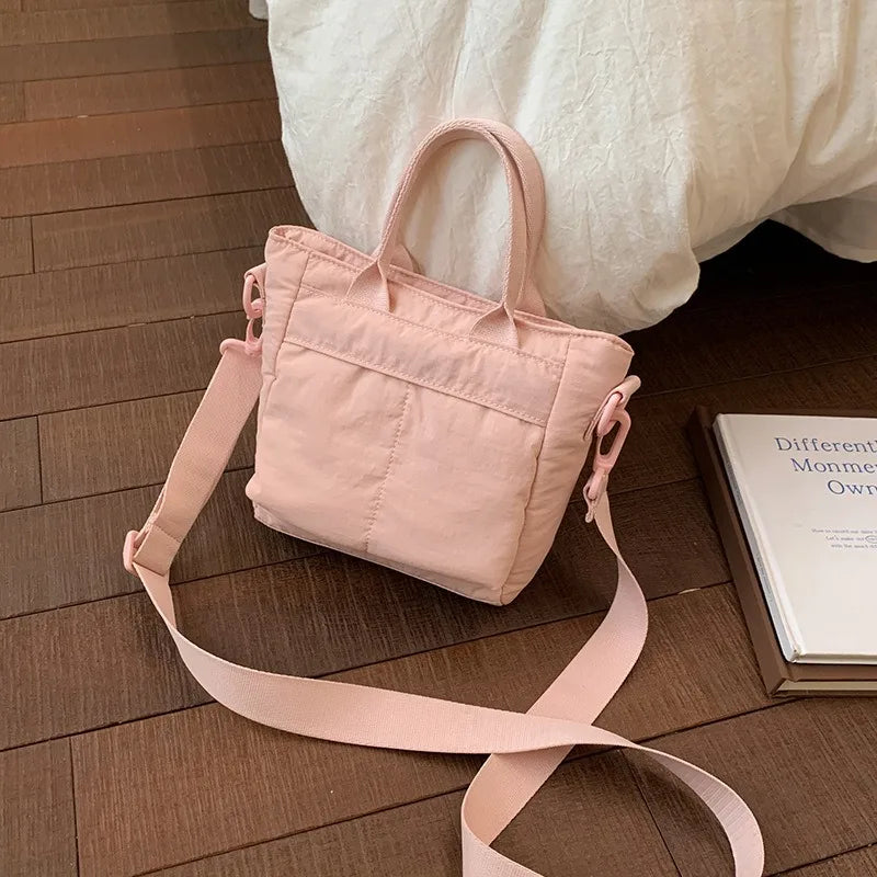 2025 Autumn Crossbody Bags For Women Solid Nylon Shoulder Crossbody Bags Large Capacity Travel Commuter Handbags