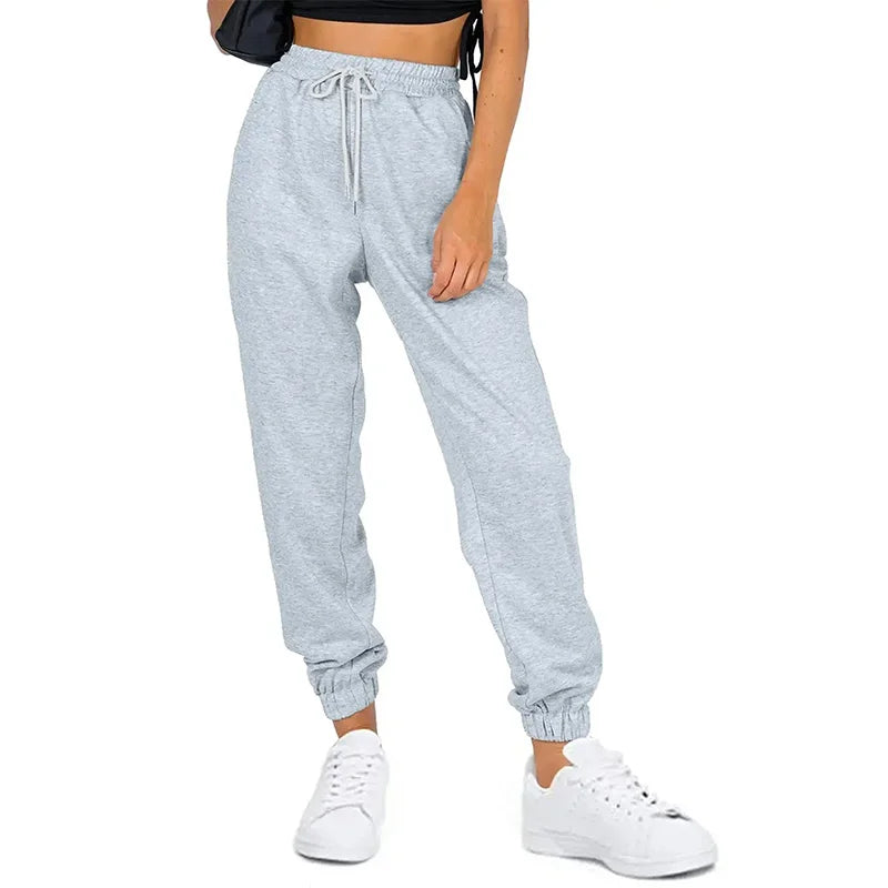 Women's Joggers Pants Drawstring Running Sweatpants with Pockets Lounge Wear