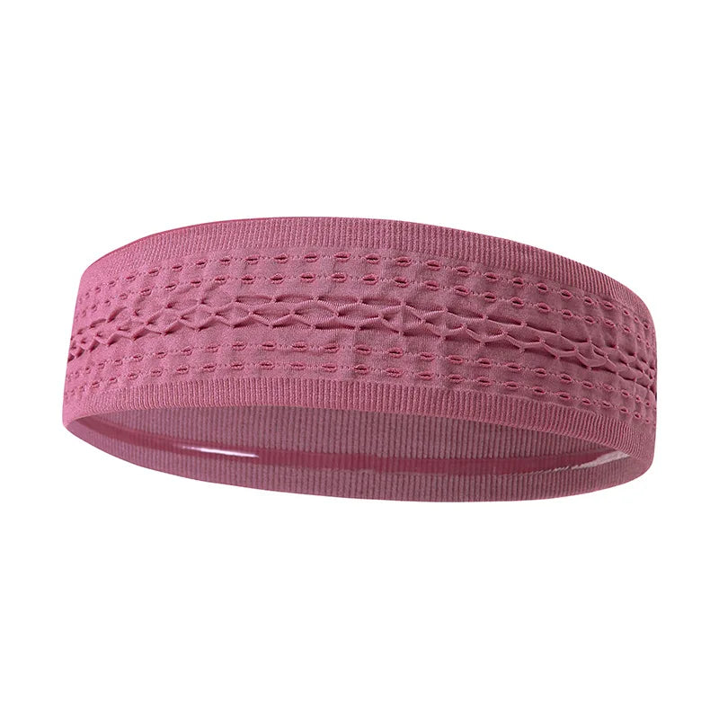 1pc Sport Headbands for Men Women Non-Slip Moisture Wicking Workout Sweatband Fitness Running Cycling Football Yoga Hairband