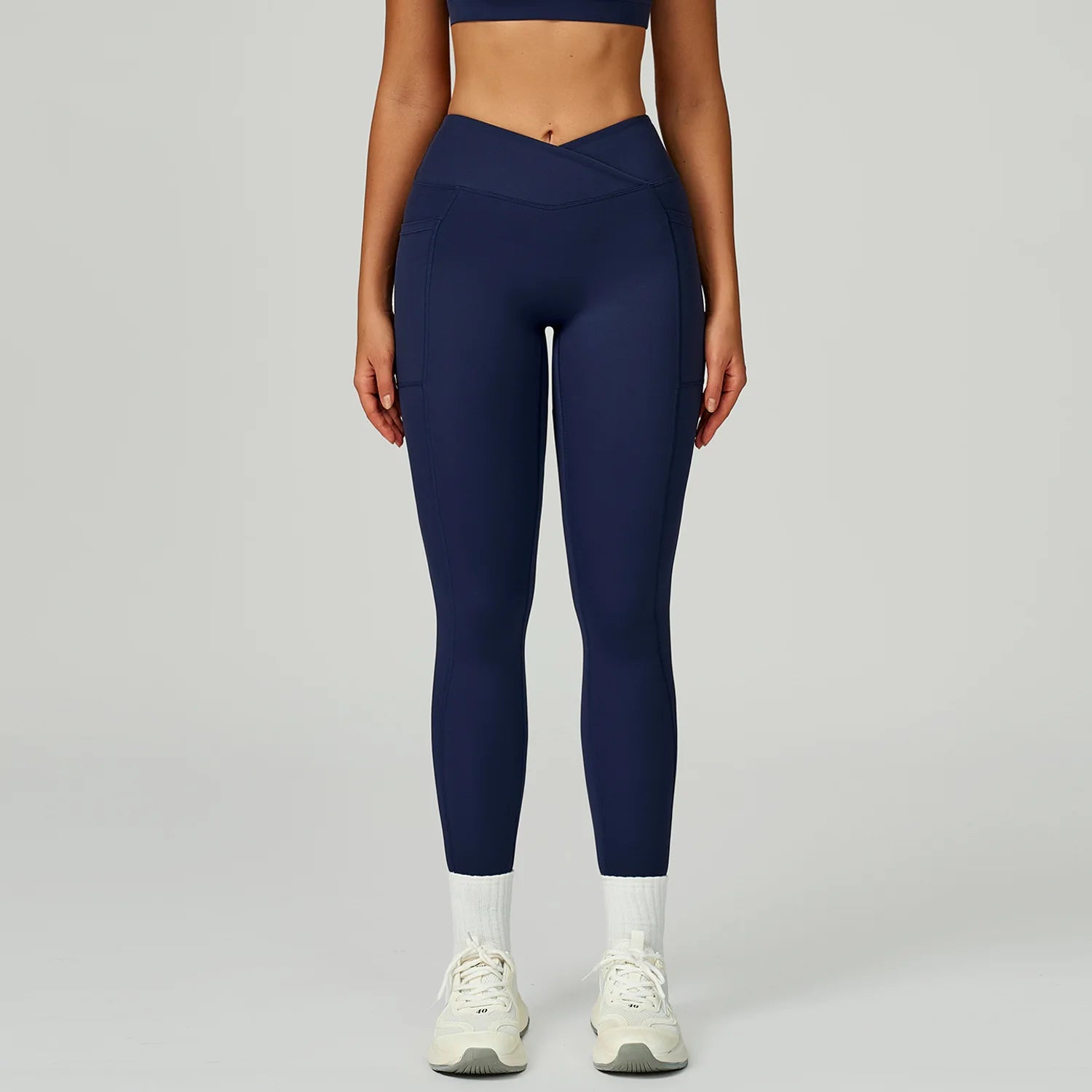 High Waist Sport Legging Women Stretch Gym Pants Women Running Cross Waist Workout Leggings Female Tights Push Up Yoga Pants