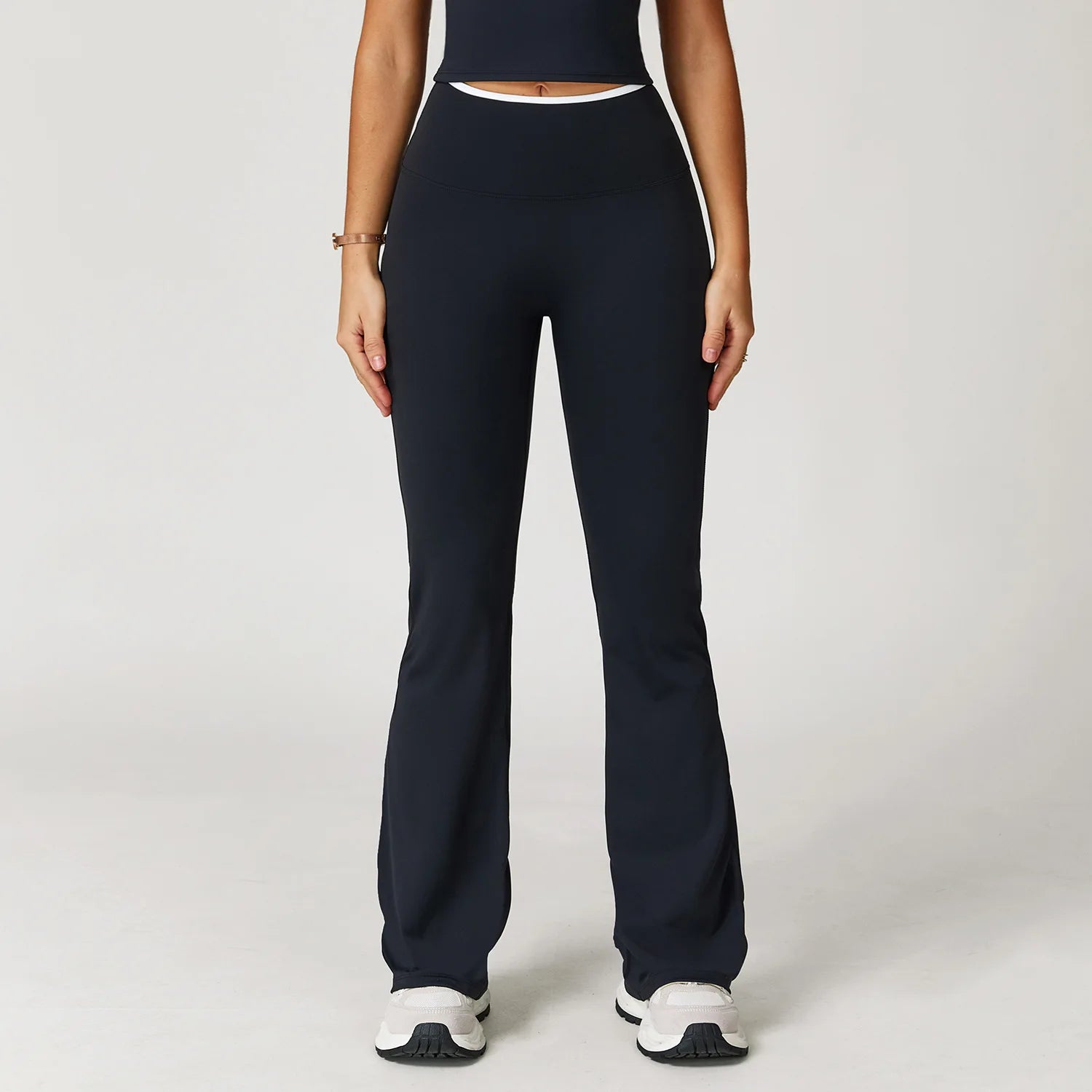 Yoga Flare Leggings Women Fitness Push Up High Waiste Wide Leg Yoga Pants Workout Pants Gym Elastic Tights Exercise Sport Pant