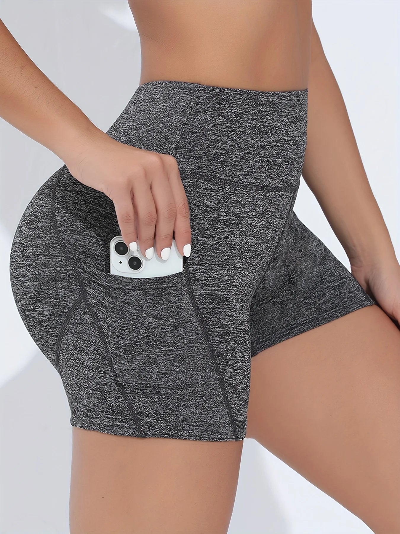 Biker Shorts Women  Workout Shorts Women with Pockets High Waisted Yoga Running Gym  Compression Shorts