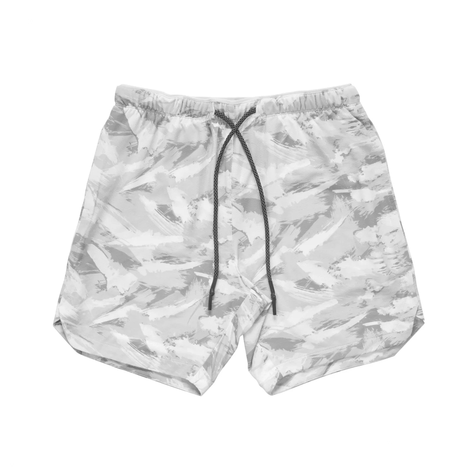 Mesh Summer Camo Shorts Men's Ice Silk Slacks Casual Medium Shorts Beach Pants Running Sports Quarter Pants