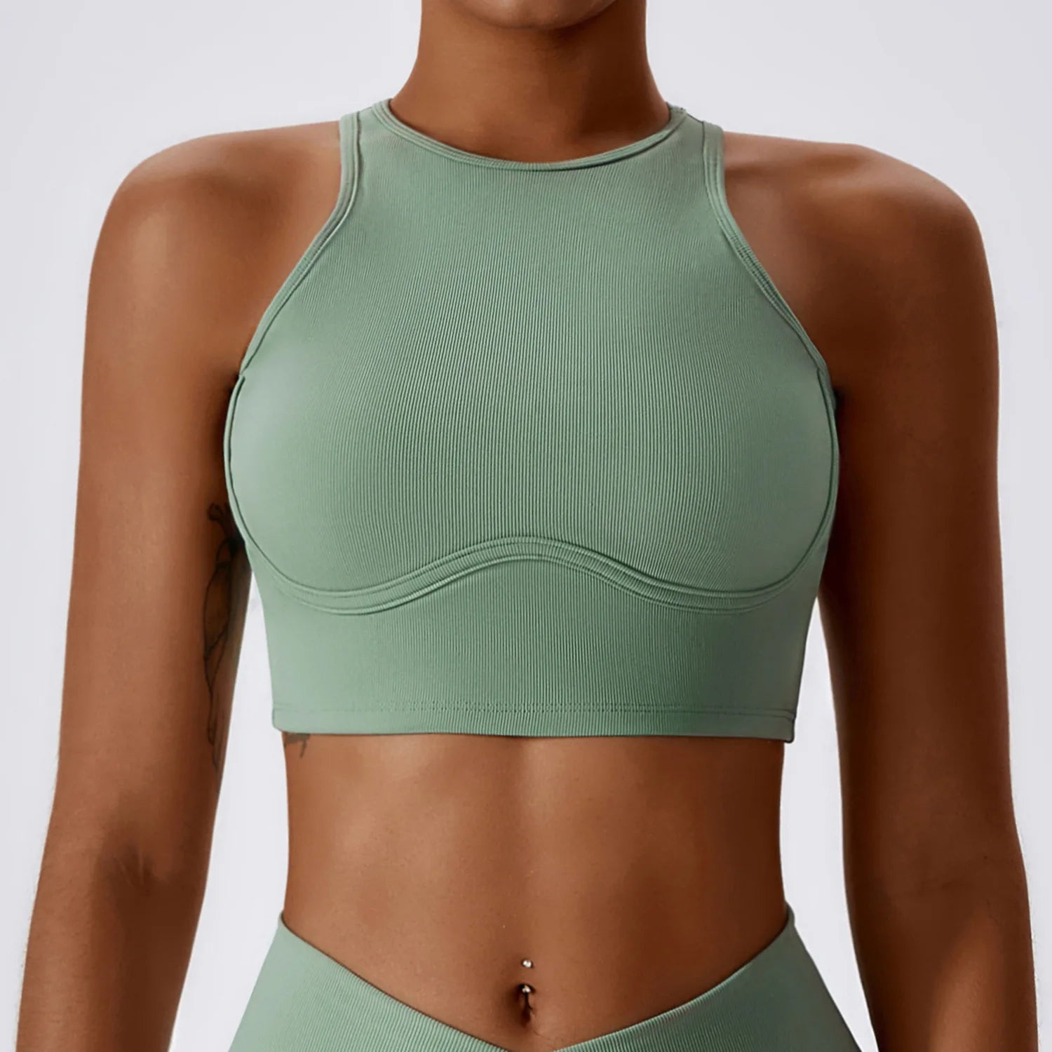 Sexy Sports Bra Rib Yoga Bra Fitness Top Women Seamless High impact Sports Bra Sports Underwear Push-Up Bra Sportswear Bralette