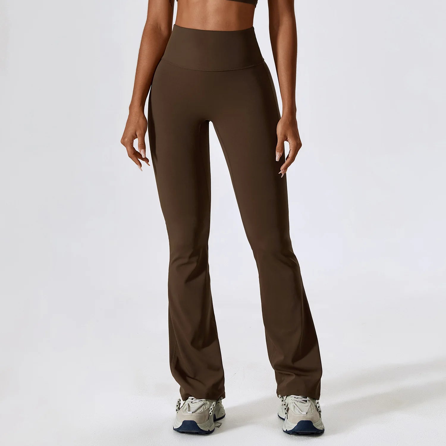 Women's Flared Yoga Pants High Waisted Bootcut Leggings with Tummy Control Wide Leg Dance Fitness Workout Trousers S-XL