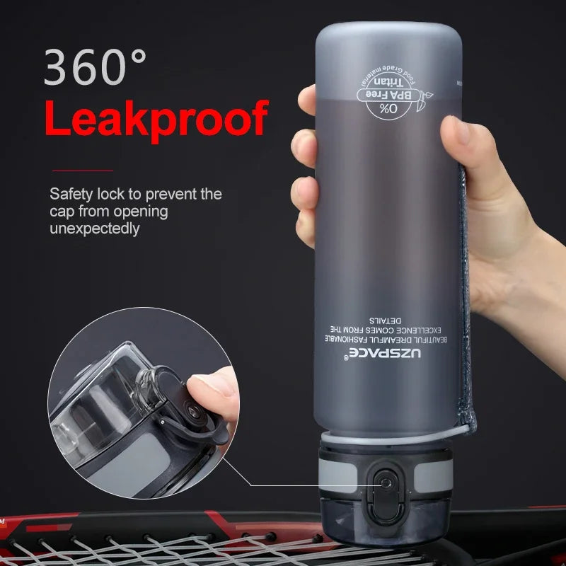 Hot Sports Water Bottle 500ML 1000ML Protein Shaker Outdoor Travel Portable Leakproof Drinkware Plastic My Drink Bottle BPA Free