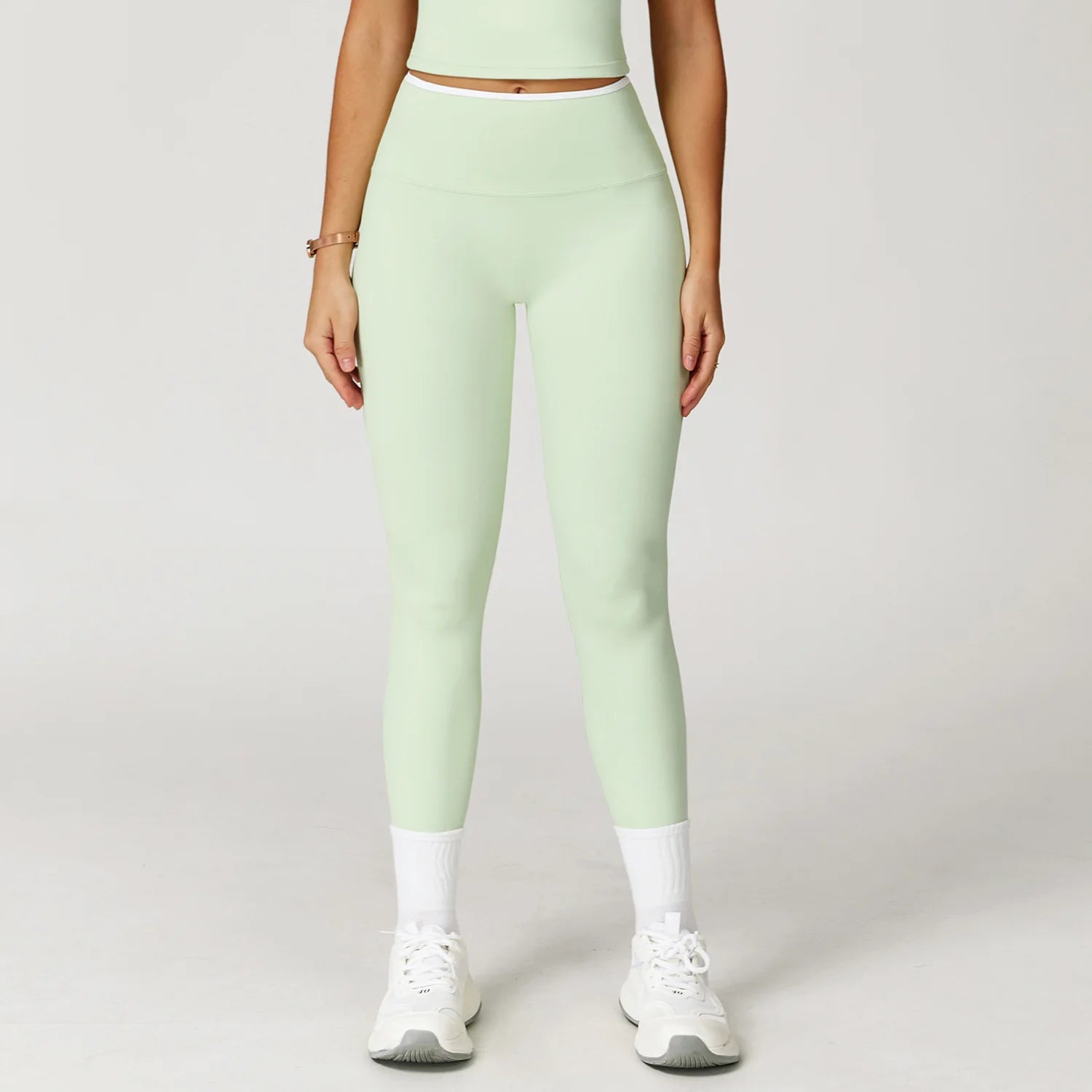 High Waist Yoga Pants Women Fitness Leggings High Elastic Sports Push Up Tights Running Leggings Breathable Workout Gym Leggings
