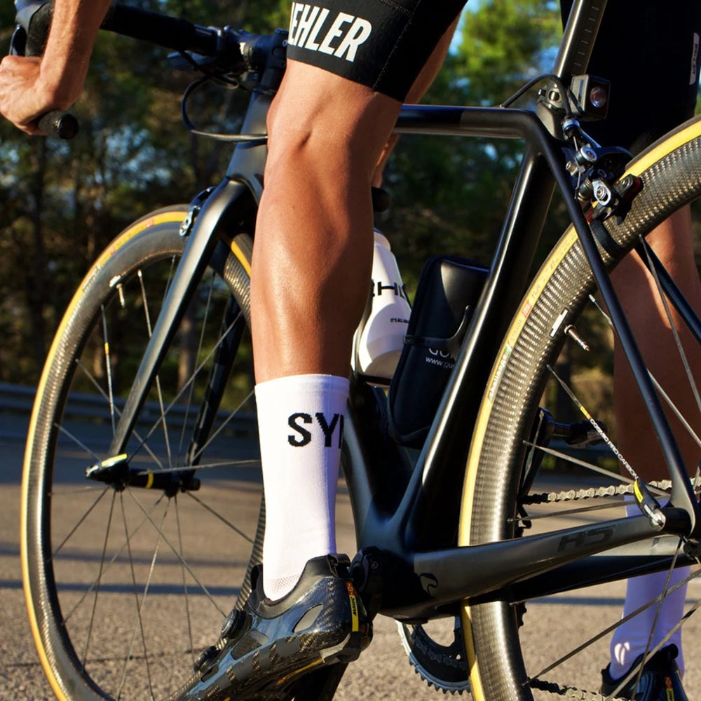 SYN Pro Cycling Socks Men Women High Quality Breathable Bicycle Socks MTB Road Bike Sport Football Basketball Knitting Socks