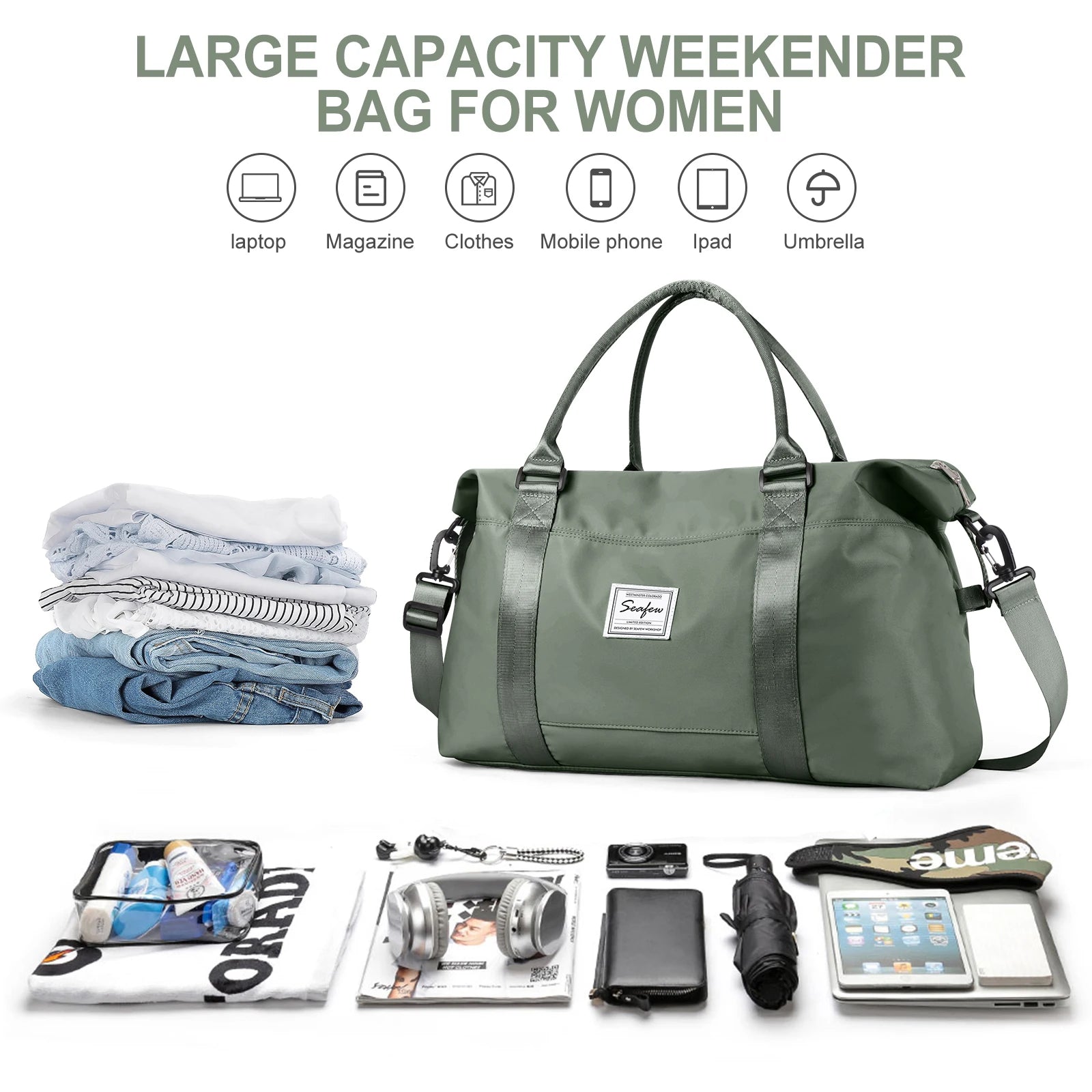 Easyjet Cabin Bag 45x36x20 Travel Bag Men Women Large-Capacity Hand Luggage Short Distance Travel Weekender Overnight Bag duffel