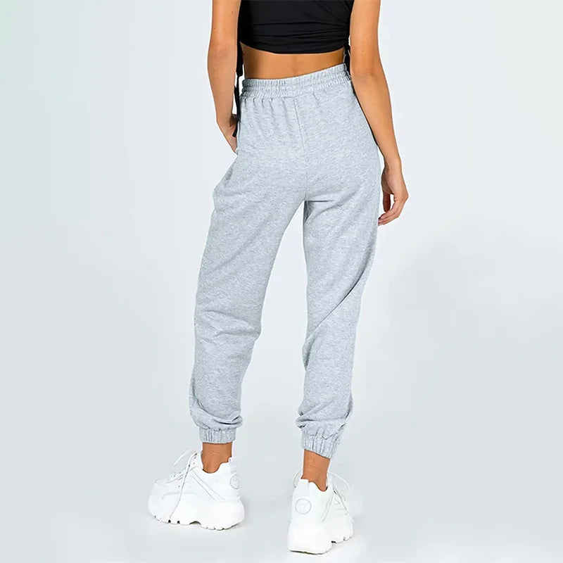Women's Joggers Pants Drawstring Running Sweatpants with Pockets Lounge Wear