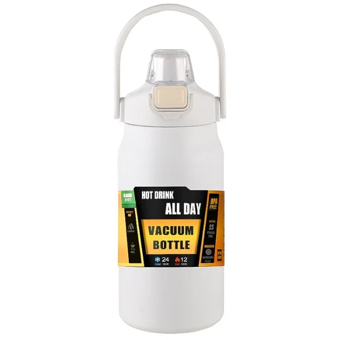26oz/33oz/40oz/50oz outdoor insulated 304 stainless steel insulated cup vacuum bottle dual drinking method sports water bottle