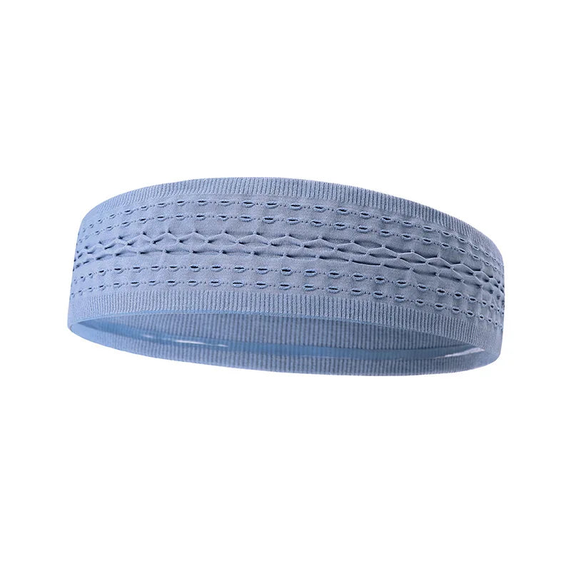 1pc Sport Headbands for Men Women Non-Slip Moisture Wicking Workout Sweatband Fitness Running Cycling Football Yoga Hairband