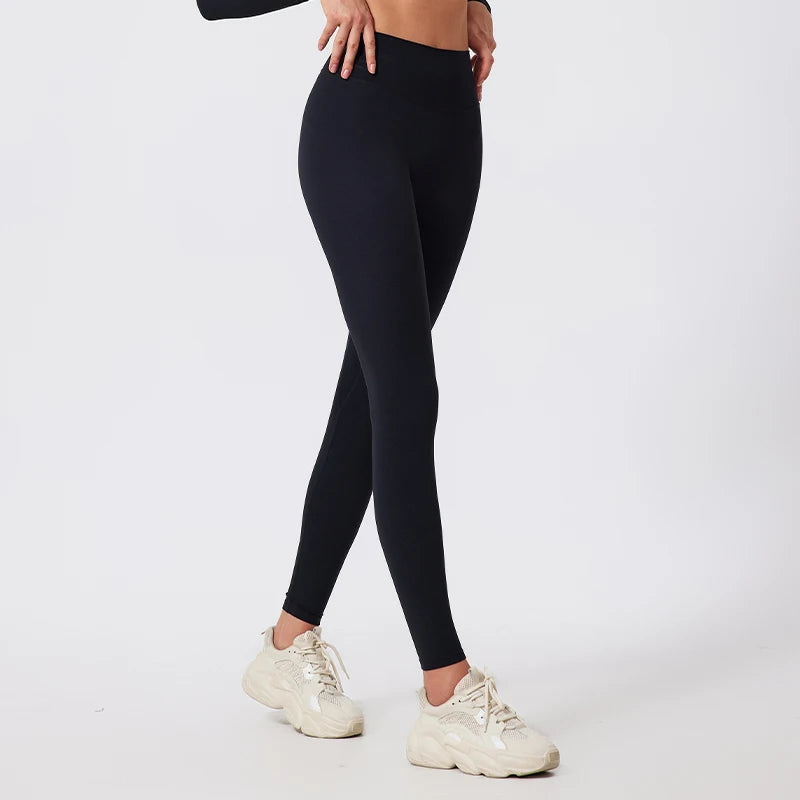 Hearuisavy High Waist Workout Leggings Woman Gym Pants Female Running Push Up Sports Leggings Quick-Dry Scrunch Yoga Pants