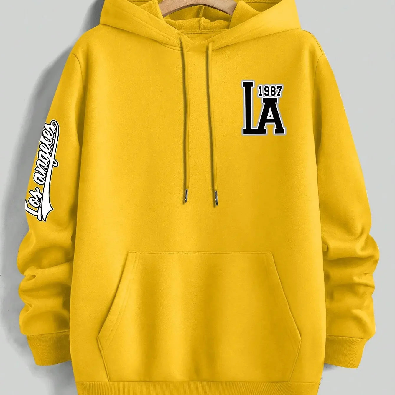 2025 Spring/Summer Men's 2D Casual Hooded Sweatshirt Stylish and Cool Youthful Hoodie for Casual Fashion Trend, Strolling Letter