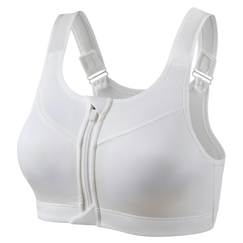 S-2XL Popular Sports Top Yoga Bra Women's Shockproof Sports Shirt Sports Bra Front Zipper Women's Push Up Bra Sportswear