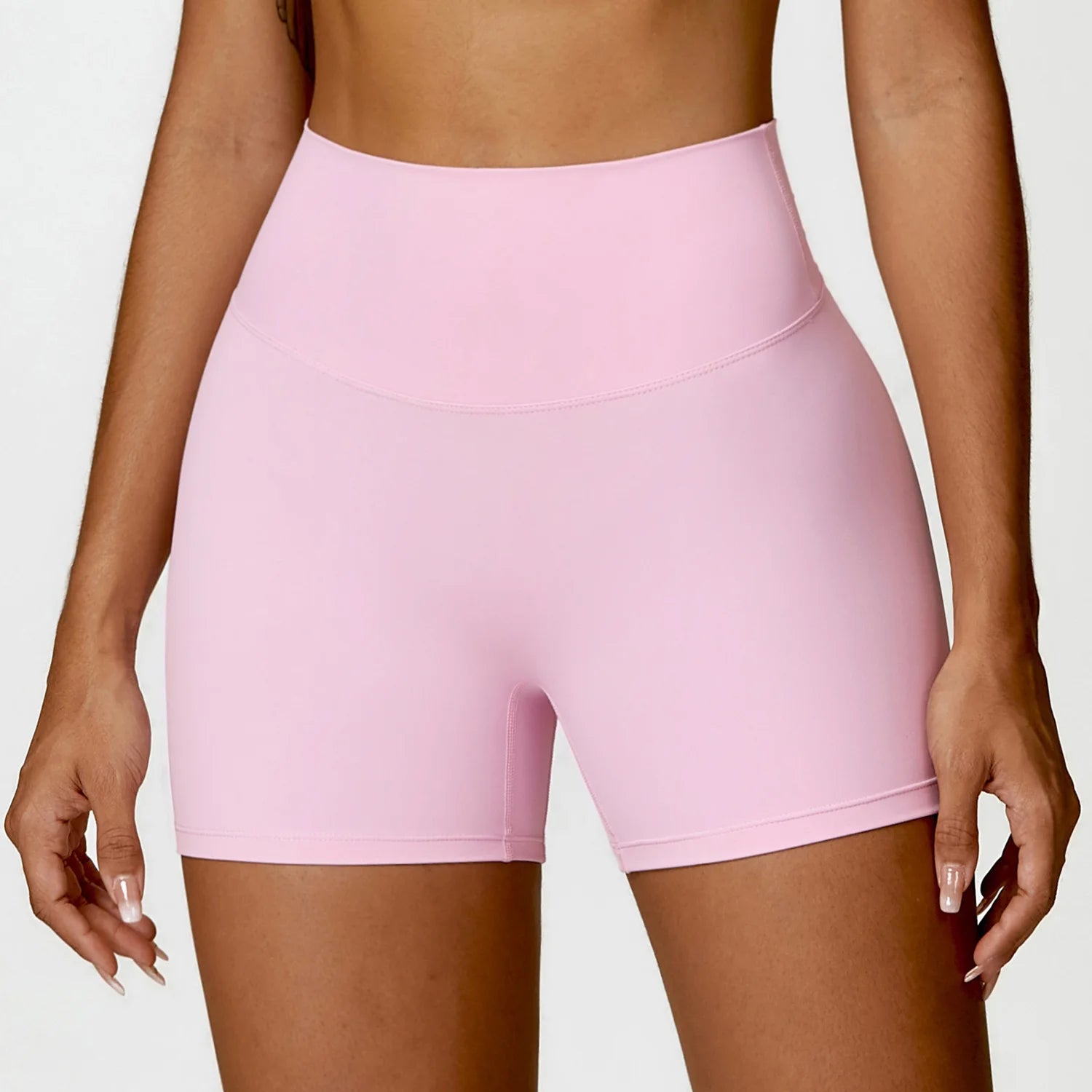 Ctenkevet Solid Color Women Fitness Quick-Dry Sport Short Women Cycling Soft Training Shorts Jog High Waist Yoga Short Legging