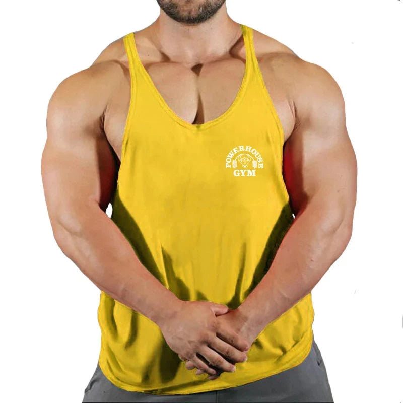 Gym Top Men Bodybuilding Shirt Fitness Men's Vest Singlet Sleeveless Sweatshirt Man Clothes Clothing Stringer Vests Singlets