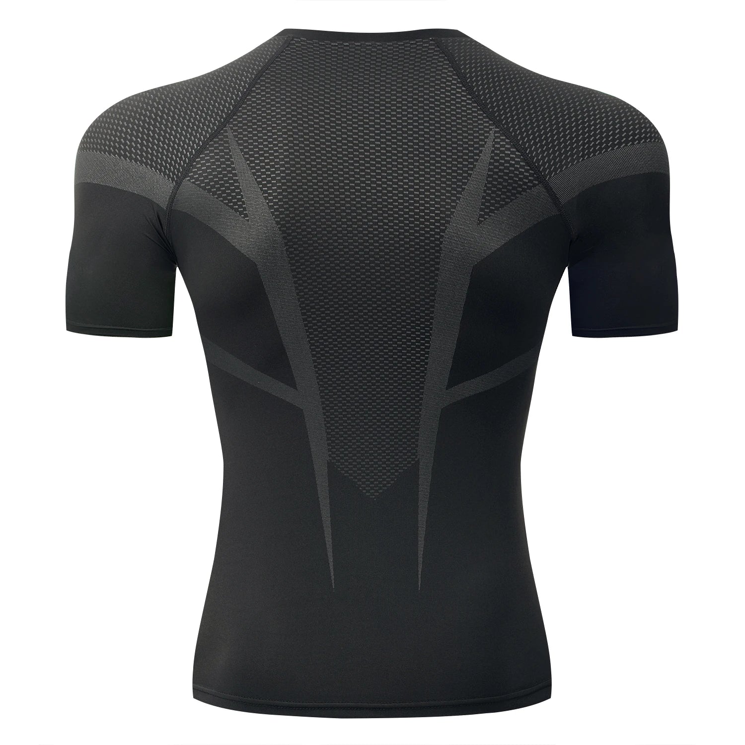 HANRAN Men's Compression shirt Tight Quick Dry Running Sports T-Shirt Gym Fitness Training Workout Breathable Man Brand Top