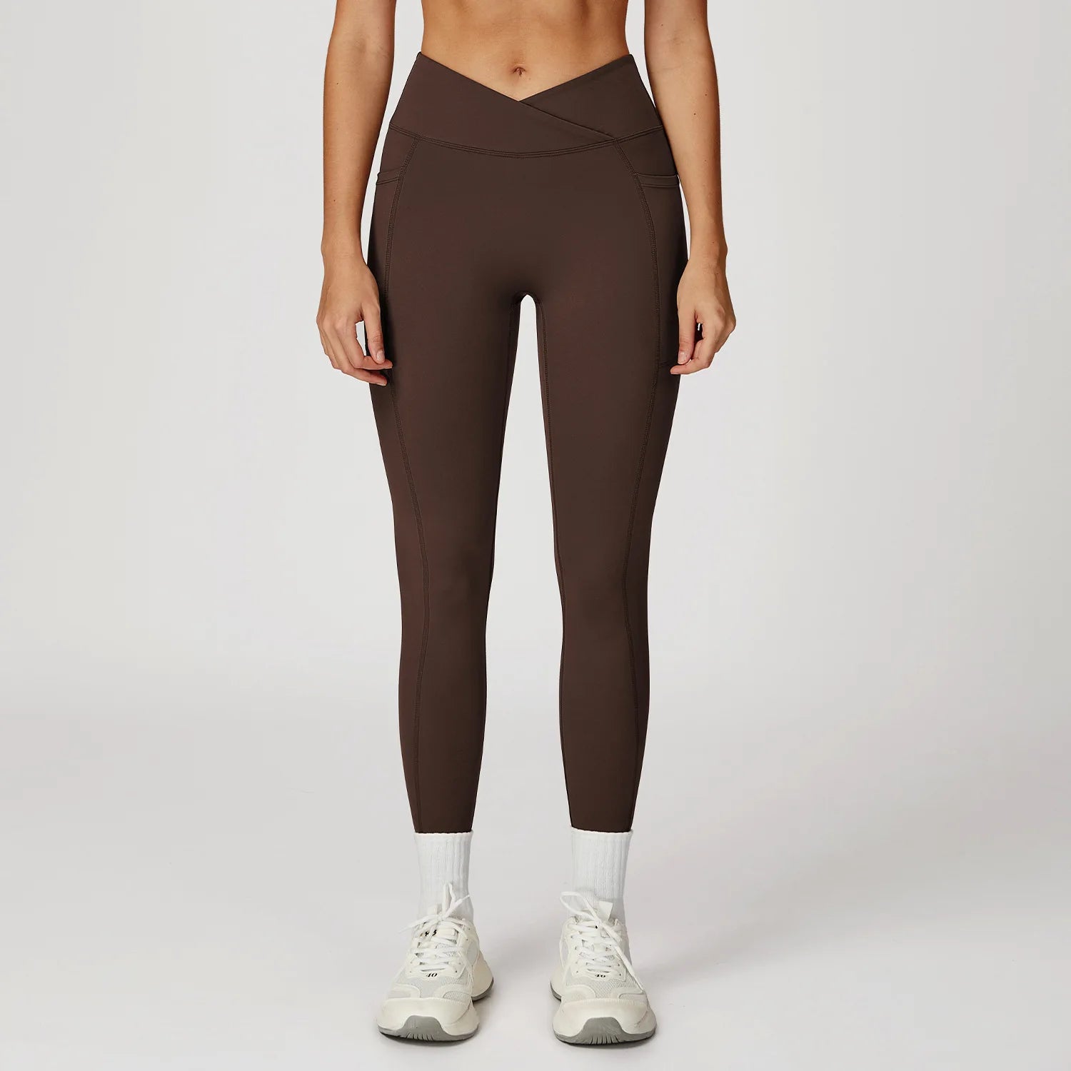 High Waist Sport Legging Women Stretch Gym Pants Women Running Cross Waist Workout Leggings Female Tights Push Up Yoga Pants