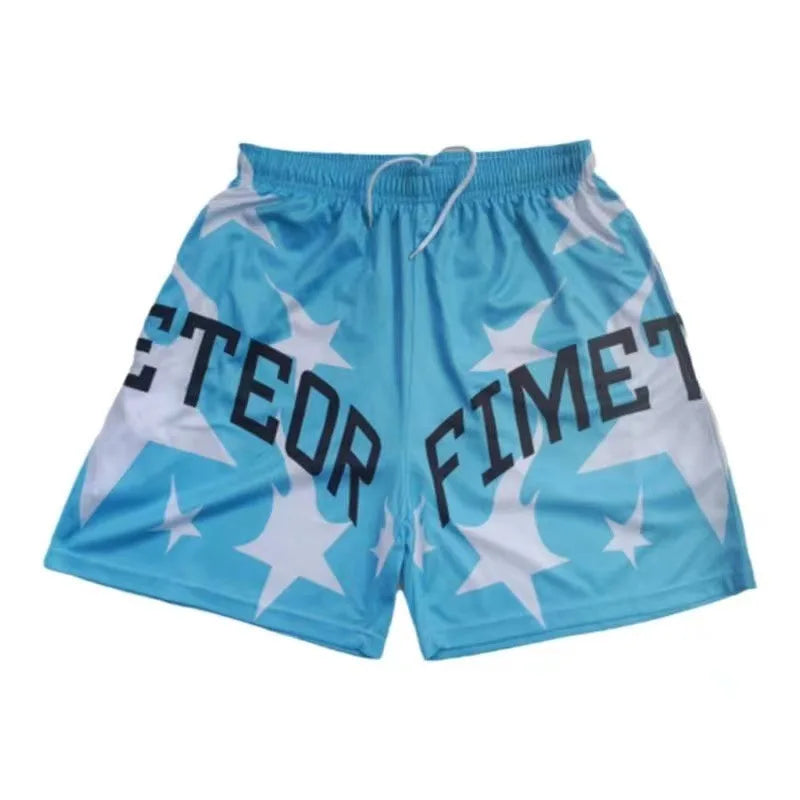 Mens Clothing Trend Swim Casual Sports Shorts Gym Fitness Quick Dry Mesh Beach Basketball Jogger Short Pants Sweatpants Bottoms