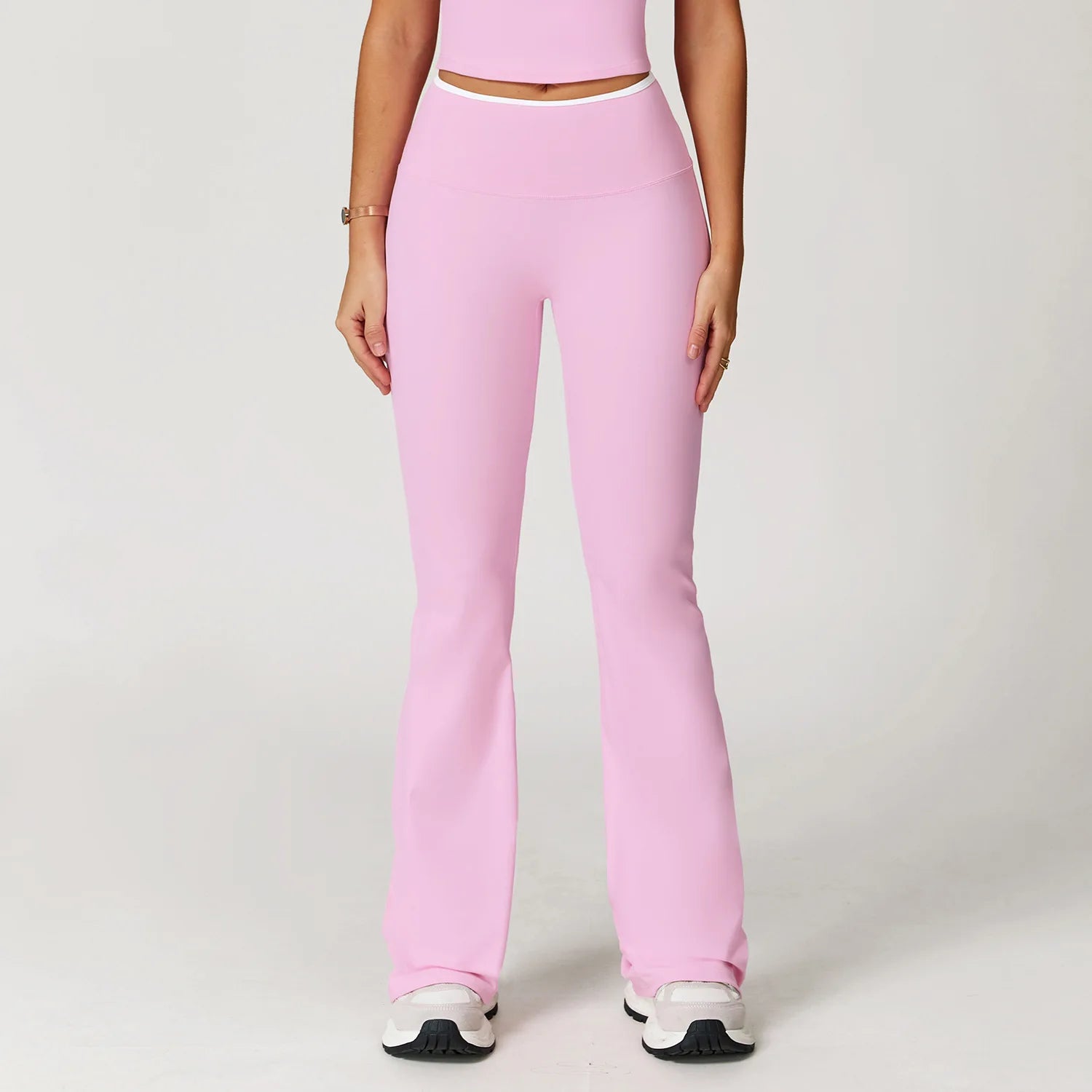 Yoga Flare Leggings Women Fitness Push Up High Waiste Wide Leg Yoga Pants Workout Pants Gym Elastic Tights Exercise Sport Pant