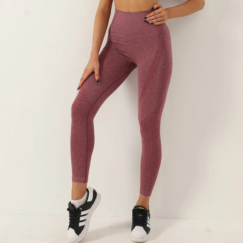 OLOEYER Seamless Leggings Woman High Waist Yoga Pants Sexy Push Up Gym Sport Leggings Slim Stretch Running Training Tights