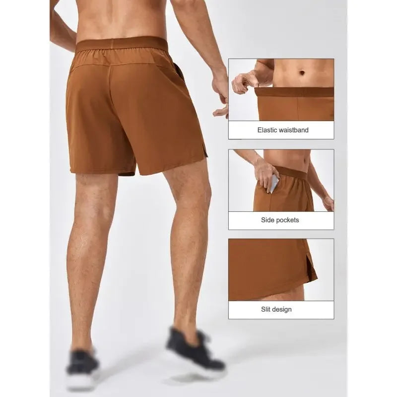 Men's Quick-Drying Sports Shorts Gyms Workout Male Breathable Short Pants Running Fitness Jogger Sportswear Soft Sweatpants